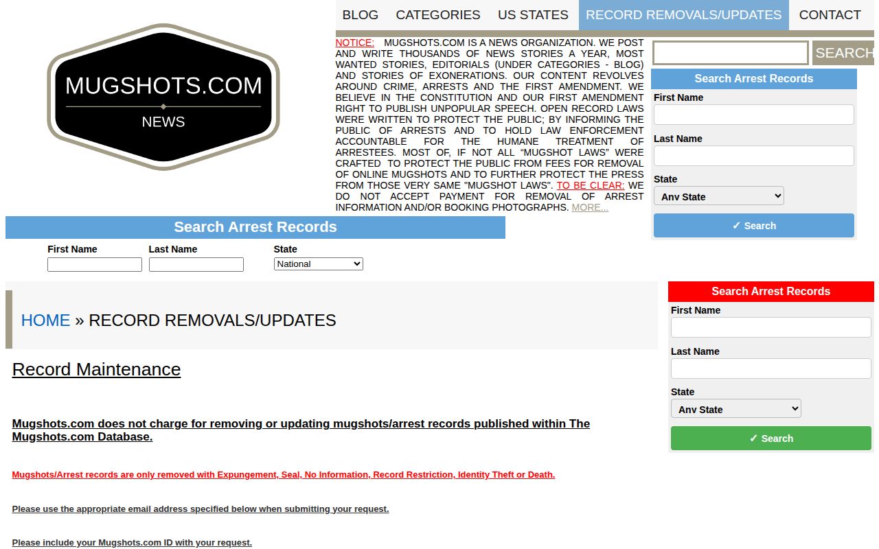 Washoe County historic archive record-maintenance policy page